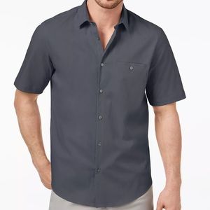 Alfani New Grey Button Down